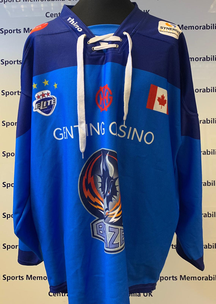 Rory Rawlyk Coventry Blaze Game Worn Home Shirt 20142015 Central