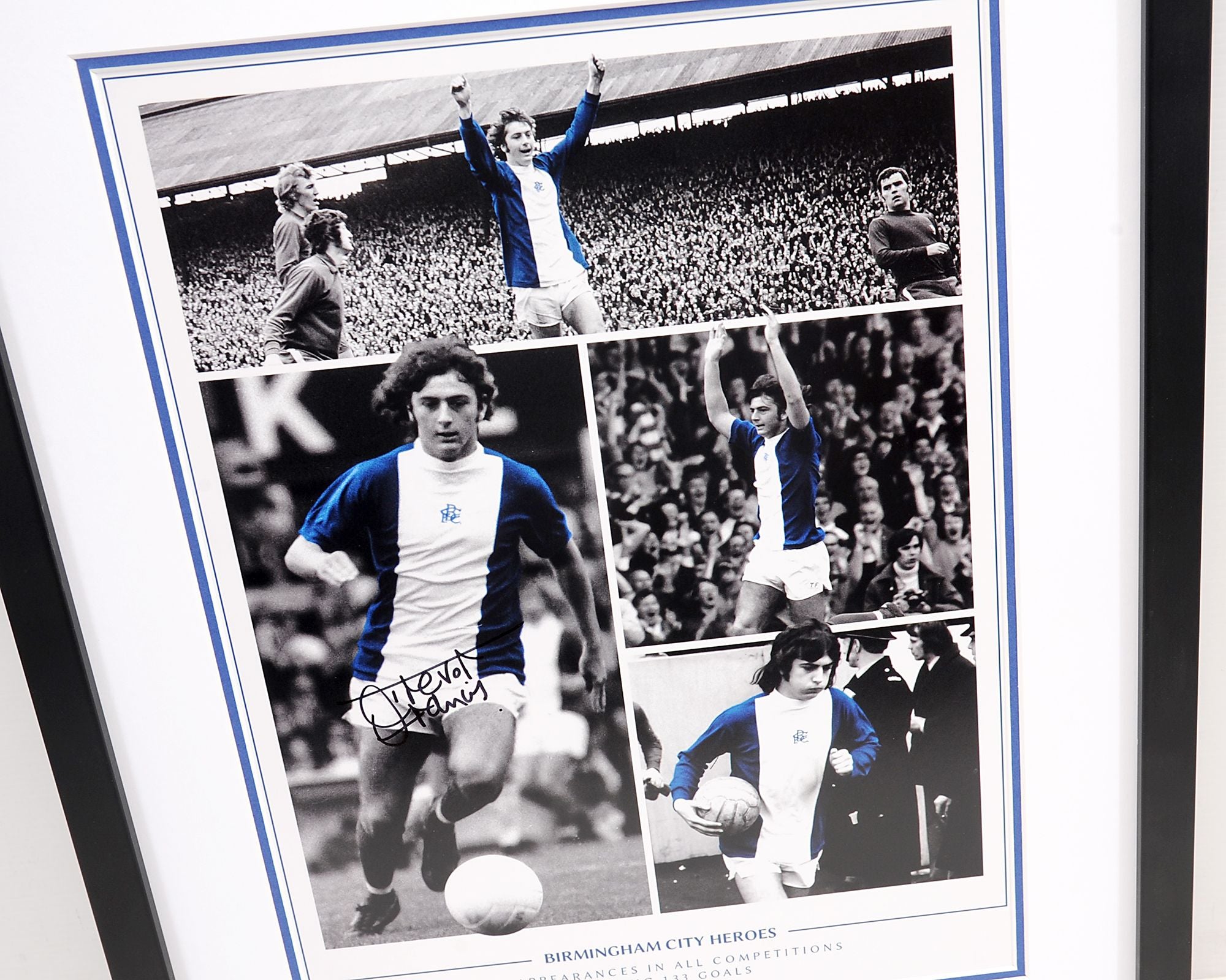 Trevor Francis Framed and Signed Montage! Exclusive to CSM UK