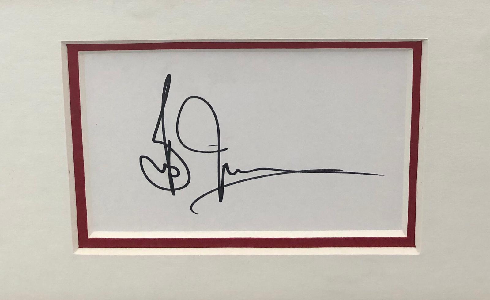 Brian Lara Hand Signed Frame
