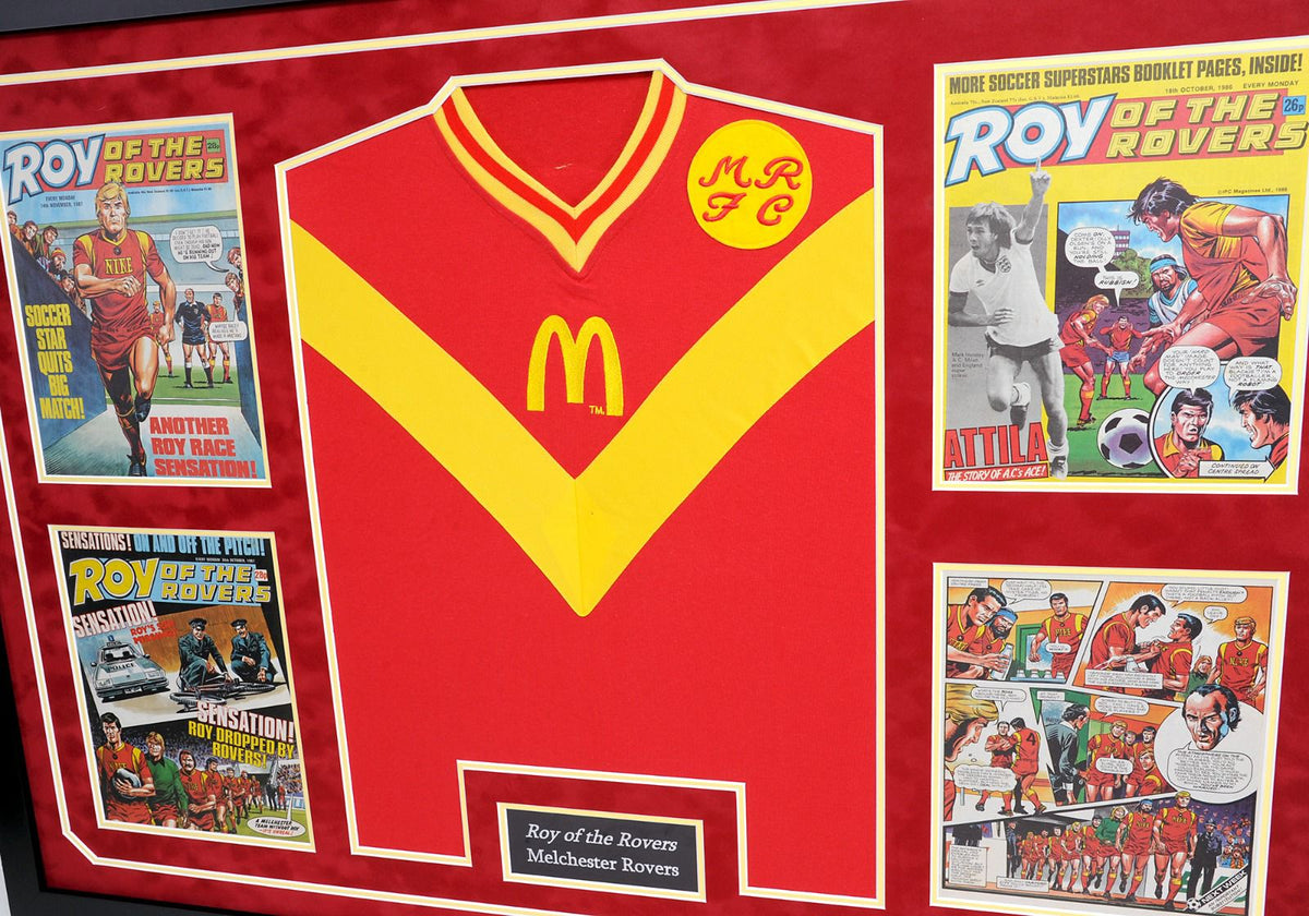 * NEW * Roy of The Rovers Bespoke Frame Central Sports Memorabilia UK