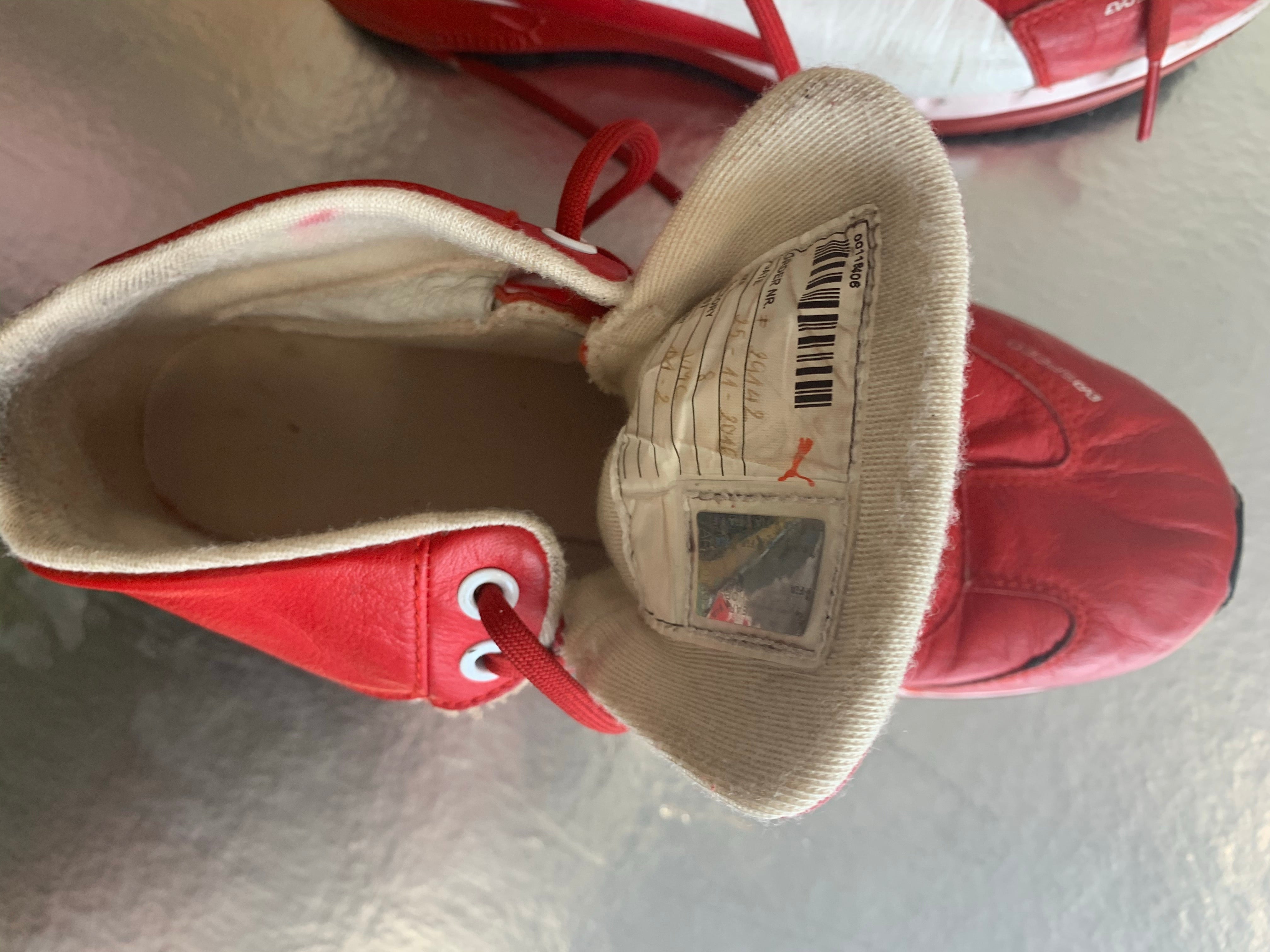 Original Pit Stop shoes / boots for Ferrari's 70th season 2017 - Size 8