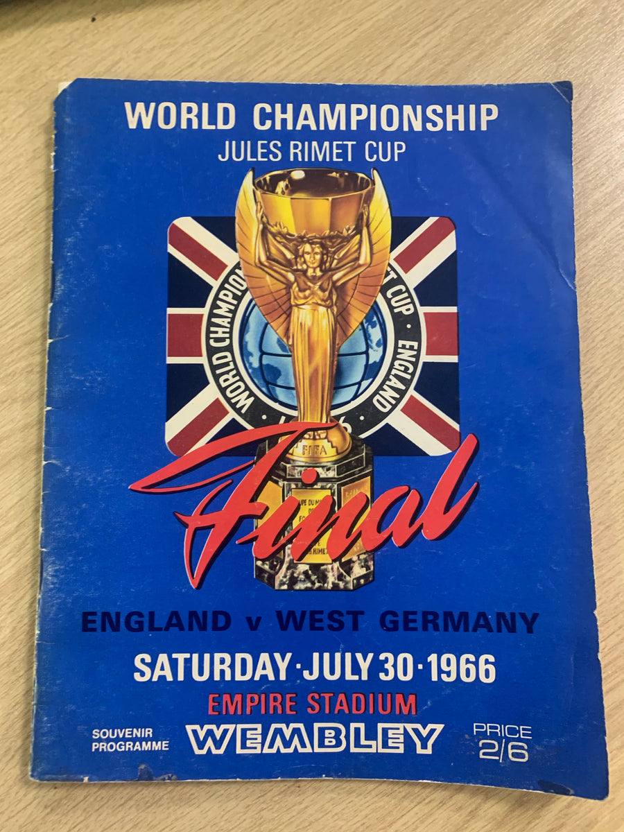 Original 1966 World Cup Final Programme – Central Sports Memorabilia UK