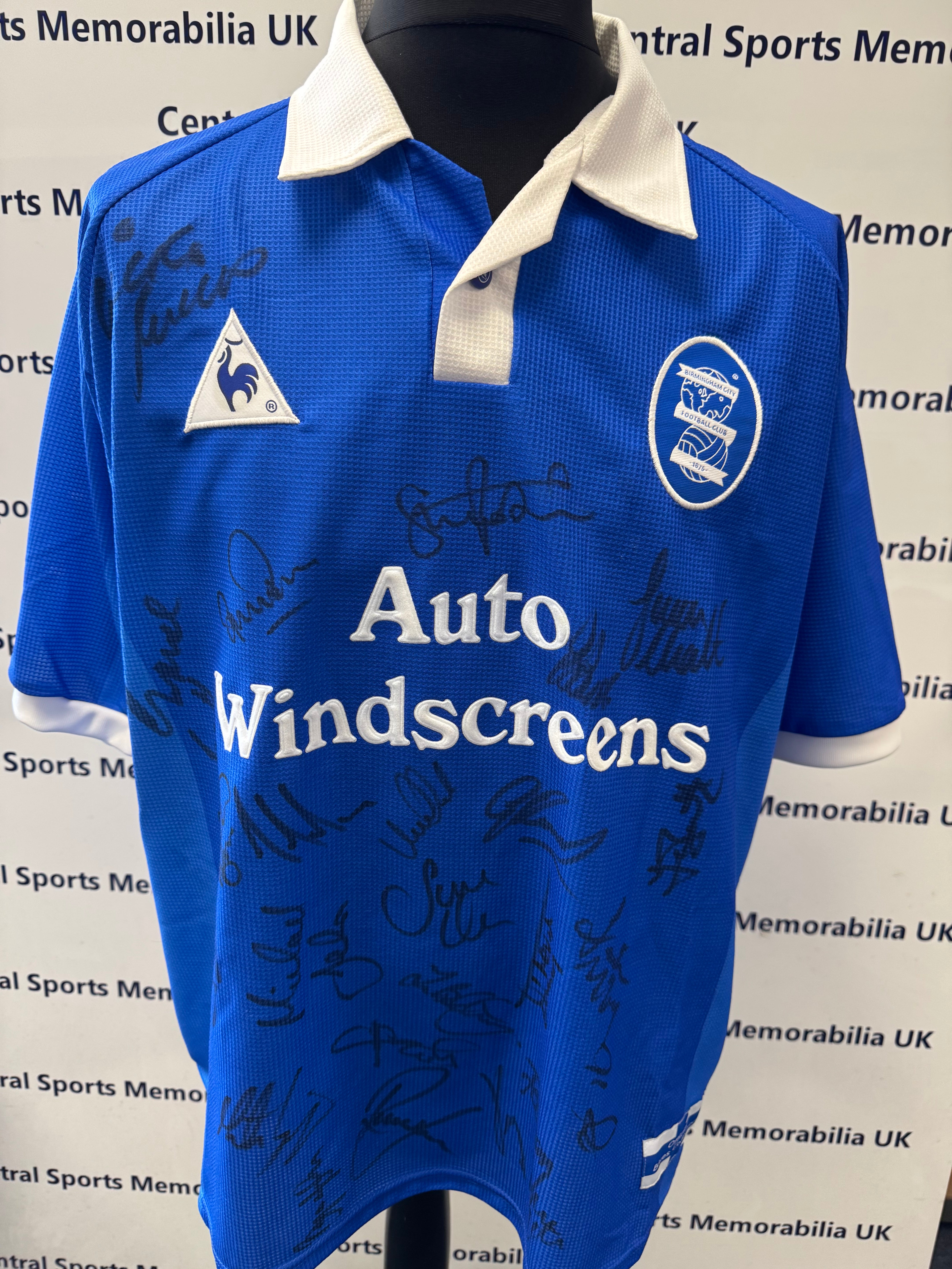 1998-1999 Birmingham City Shirt - Fully Squad Signed plus Trevor Francis