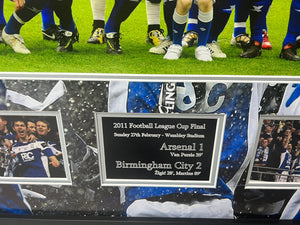 Birmingham City Carling Cup Frame - Signed by the Starting XI
