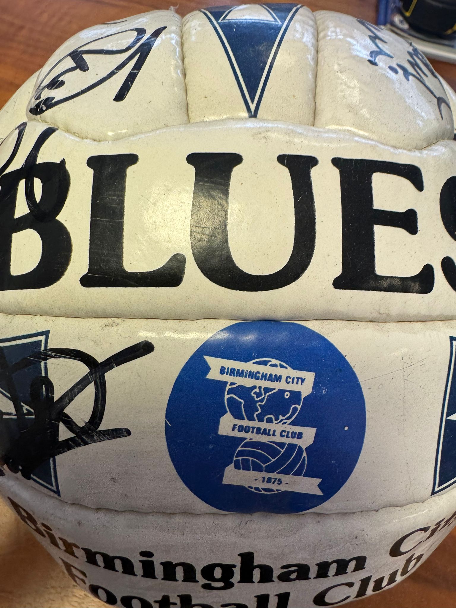 Birmingham City Signed Football - early 90s era