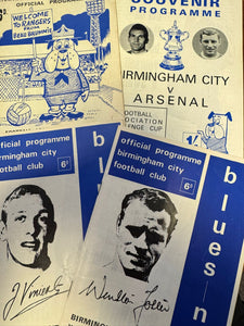 Birmingham City Programmes Home and Away - Season 1966-1967