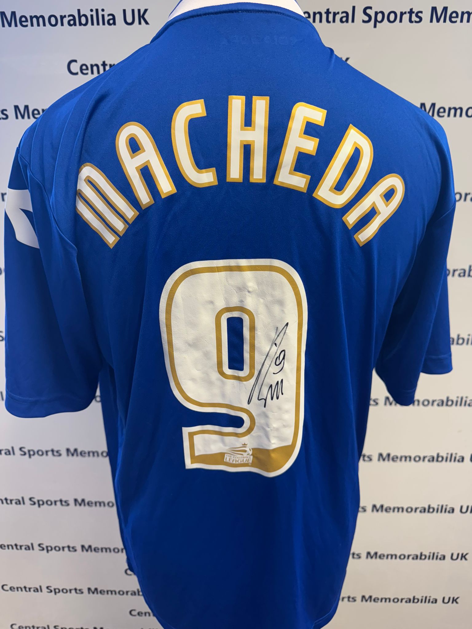 Federico Macheda Signed Replica Birmingham City Shirt