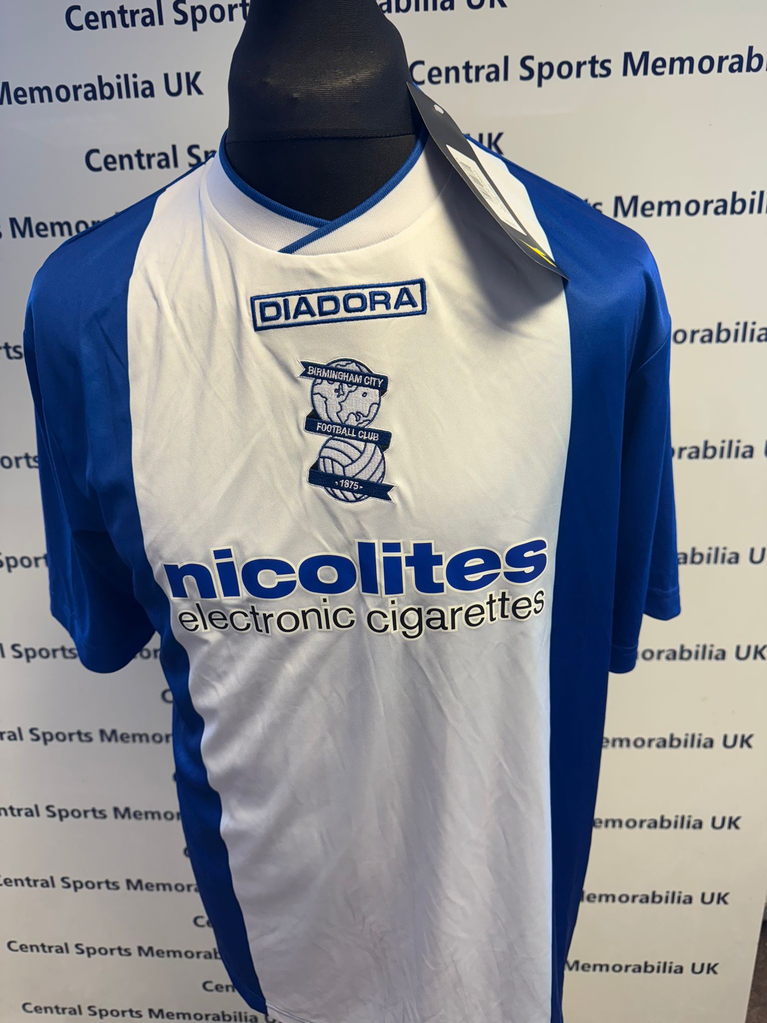 Federico Macheda Signed Replica Birmingham City Shirt