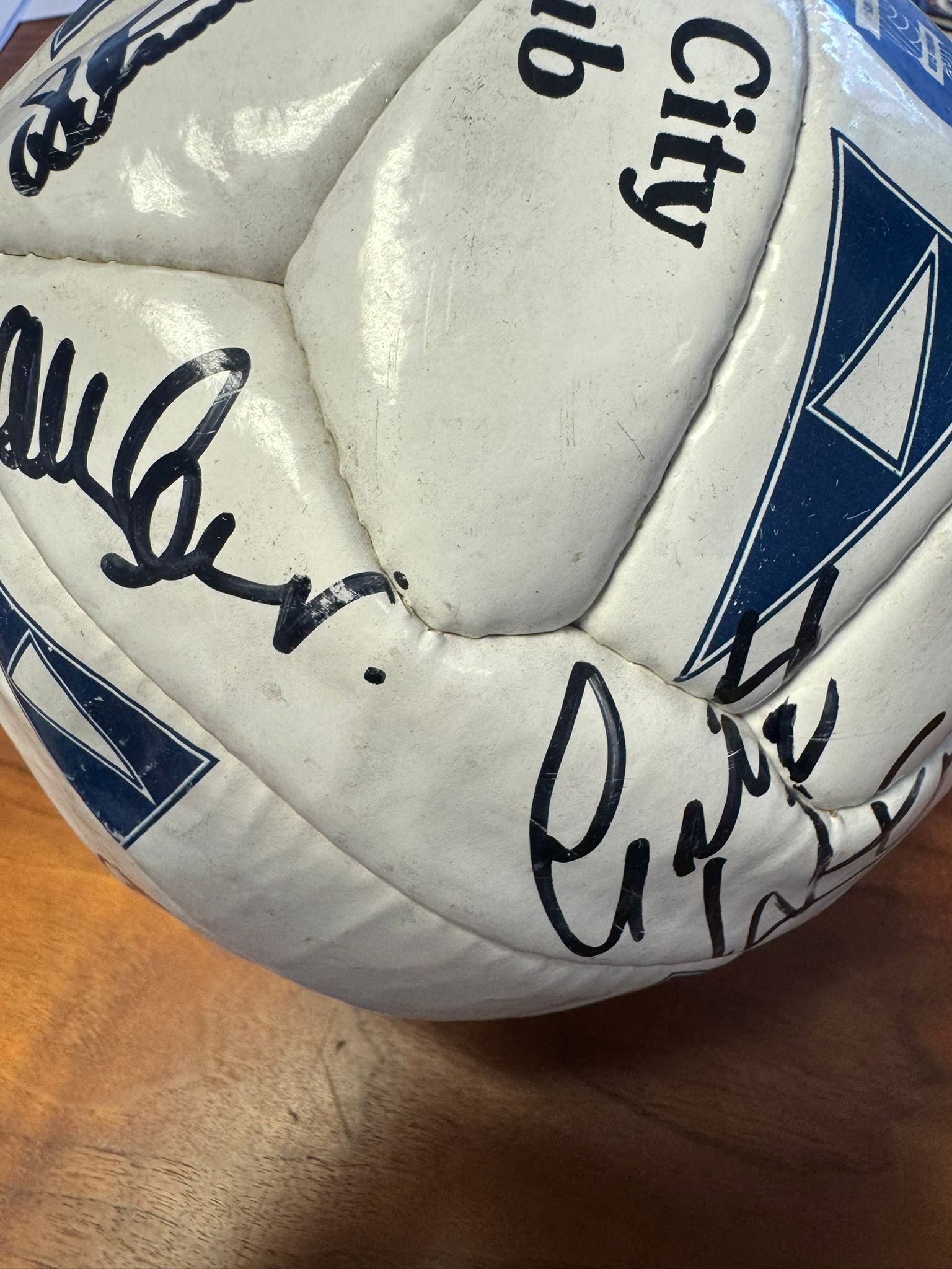 Birmingham City Signed Football - early 90s era