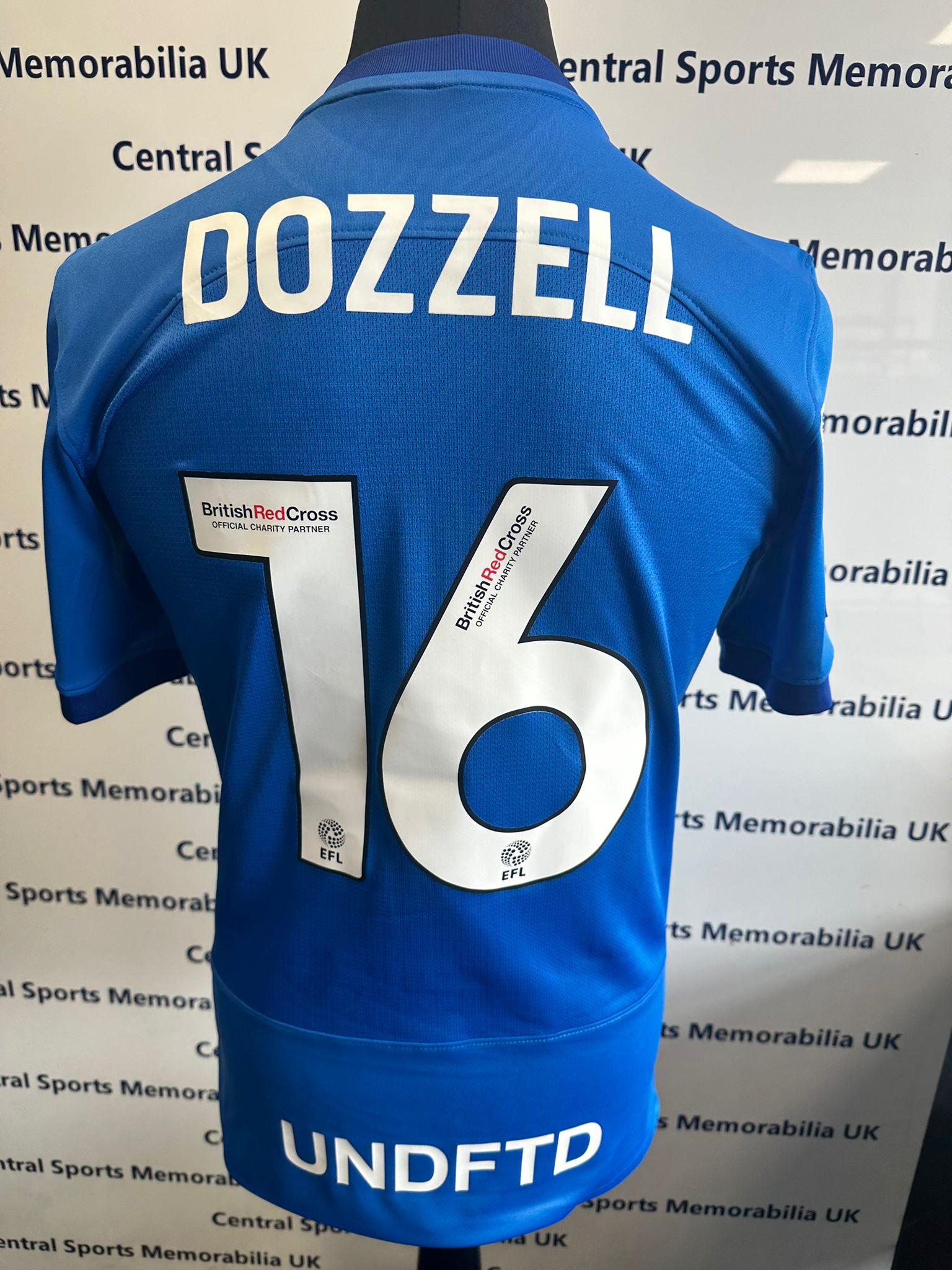 Andre Dozzell Match Worn Home Birmingham City Shirt 2023-2024 Season