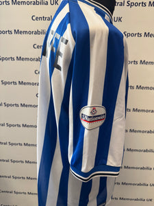 Sheffield Wednesday Match Worn Shirt 2001-2002 - Andy Hinchliffe