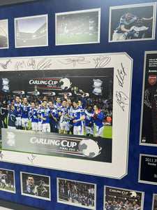 THE BIG DADDY! Birmingham City Carling Cup Frame - Signed by the Squad!