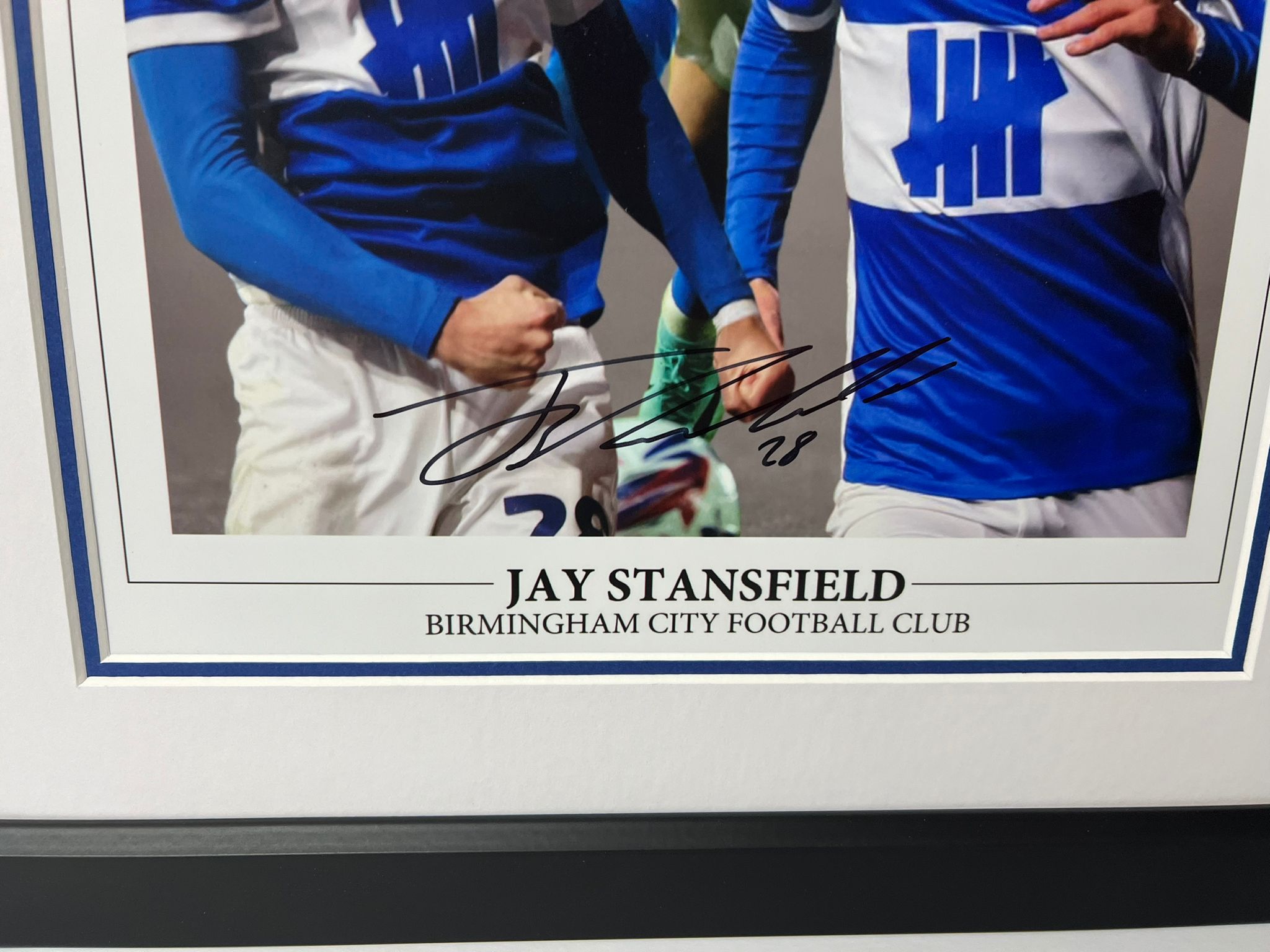 Jay Stansfield Signed Frame - 2 options to choose from! Very limited stock on both!