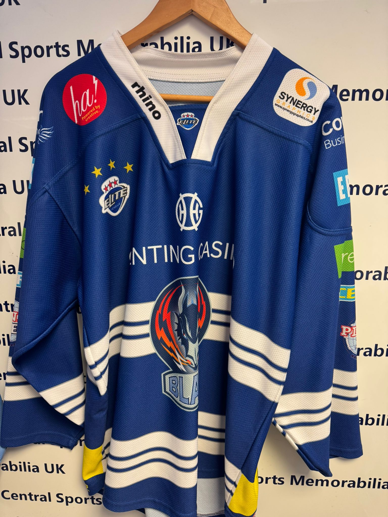 Adam Henrich Coventry Blaze Signed Replica Jersey