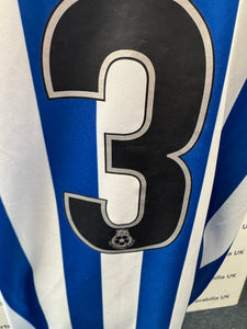 Sheffield Wednesday Match Worn Shirt 2001-2002 - Andy Hinchliffe