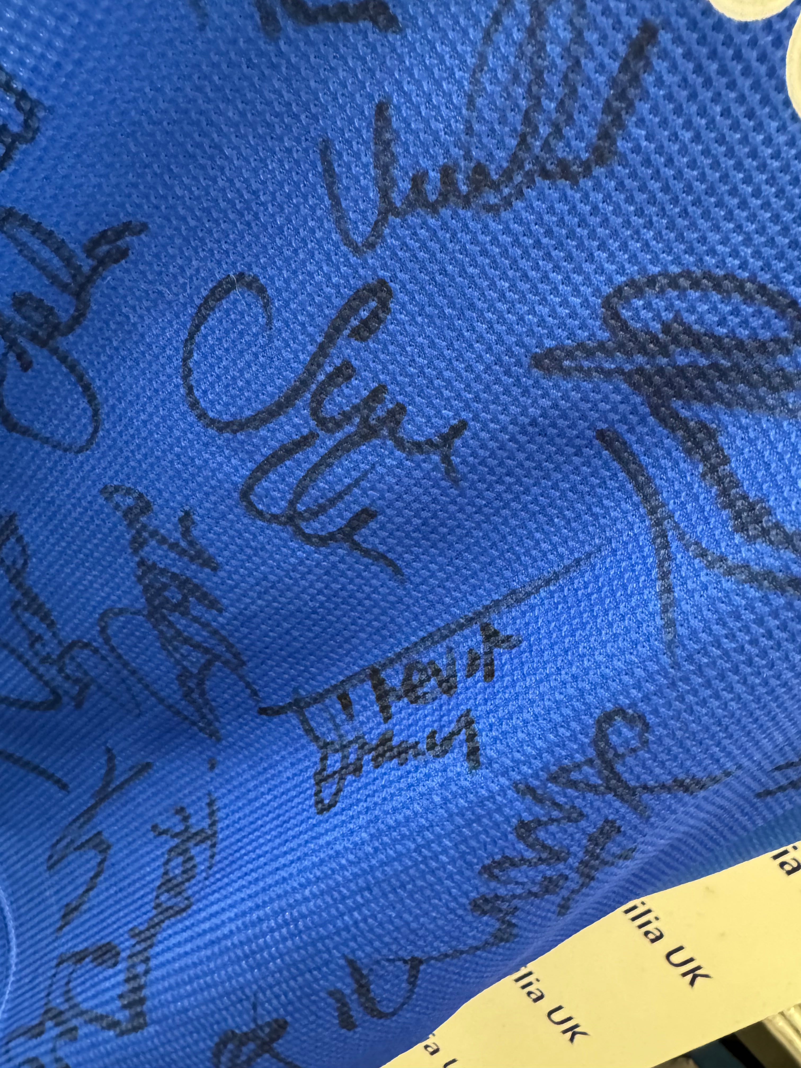 1998-1999 Birmingham City Shirt - Fully Squad Signed plus Trevor Francis