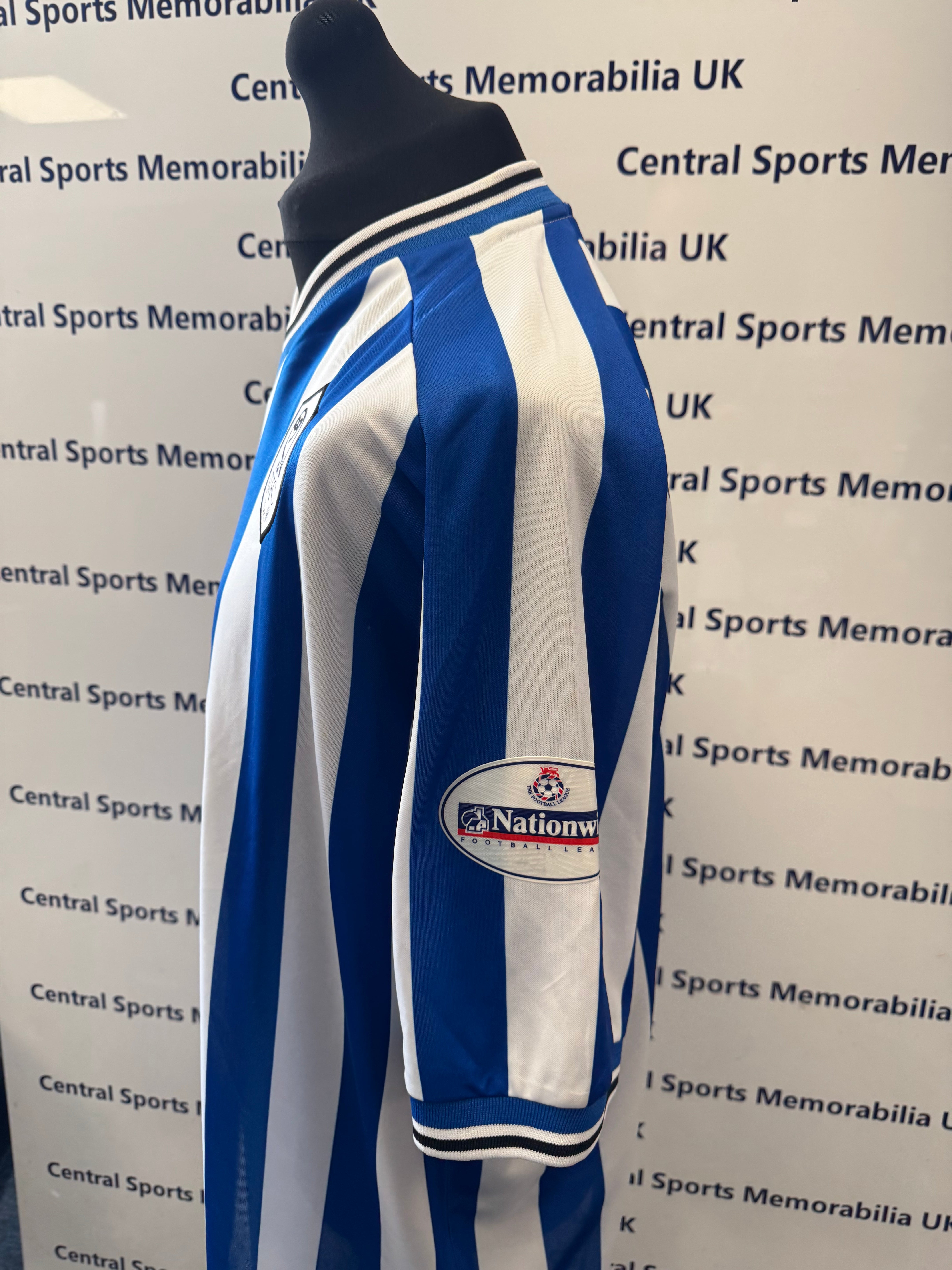 Sheffield Wednesday Match Worn Shirt 2001-2002 - Andy Hinchliffe