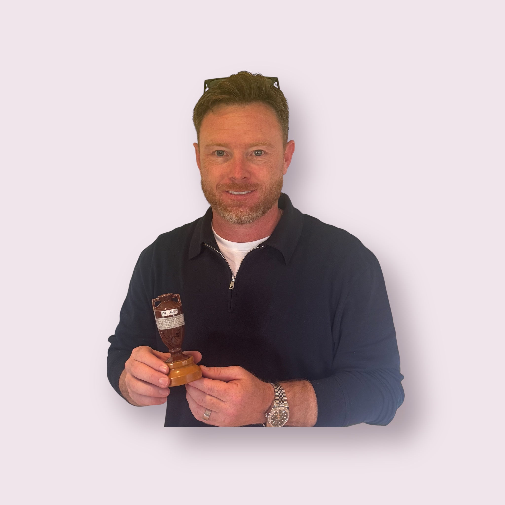 New! Replica Ashes Urn signed by Ian Bell MBE