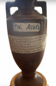 New! Replica Ashes Urn signed by Ian Bell MBE