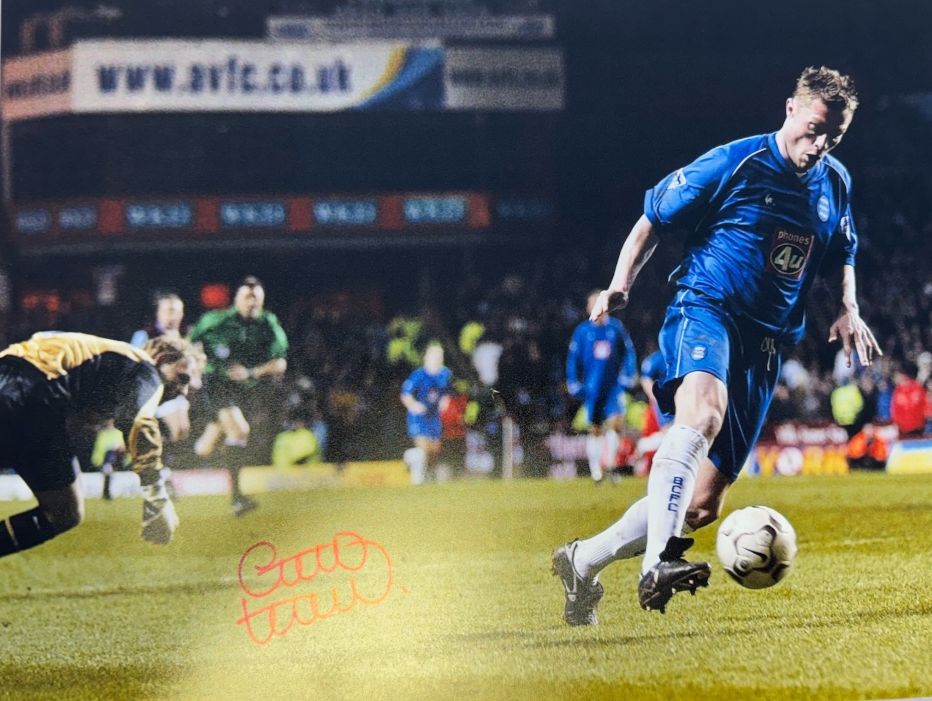 Geoff Horsfield Signed Birmingham City 16 x 12 Photo 3rd March 2003