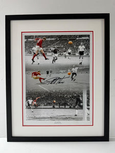 * NEW * Geoff Hurst Signed 1966 World Cup Winners Frame with COA
