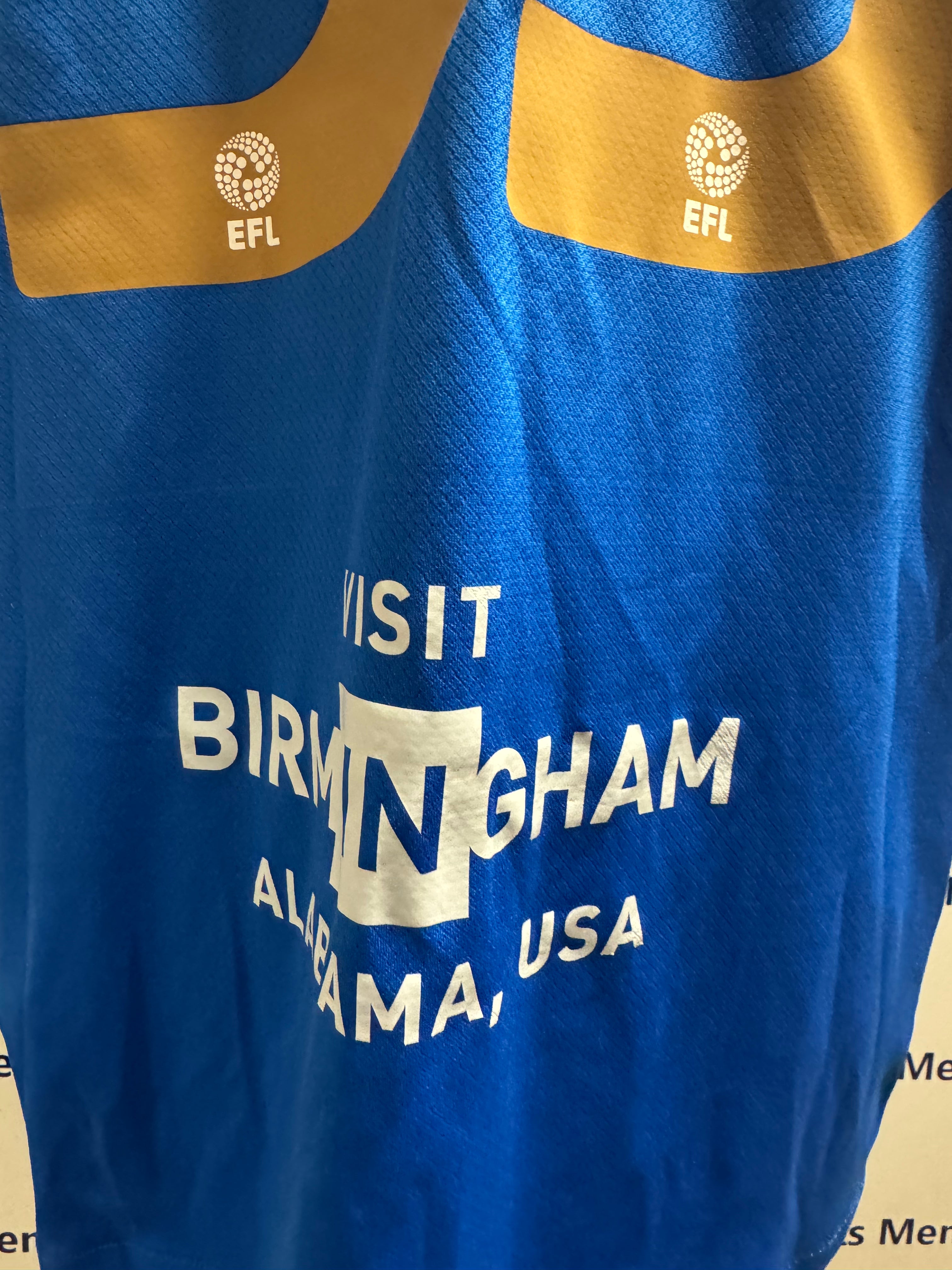 George Hall Birmingham City 2025-2026 Match Issue / Prepared Shirt - Home