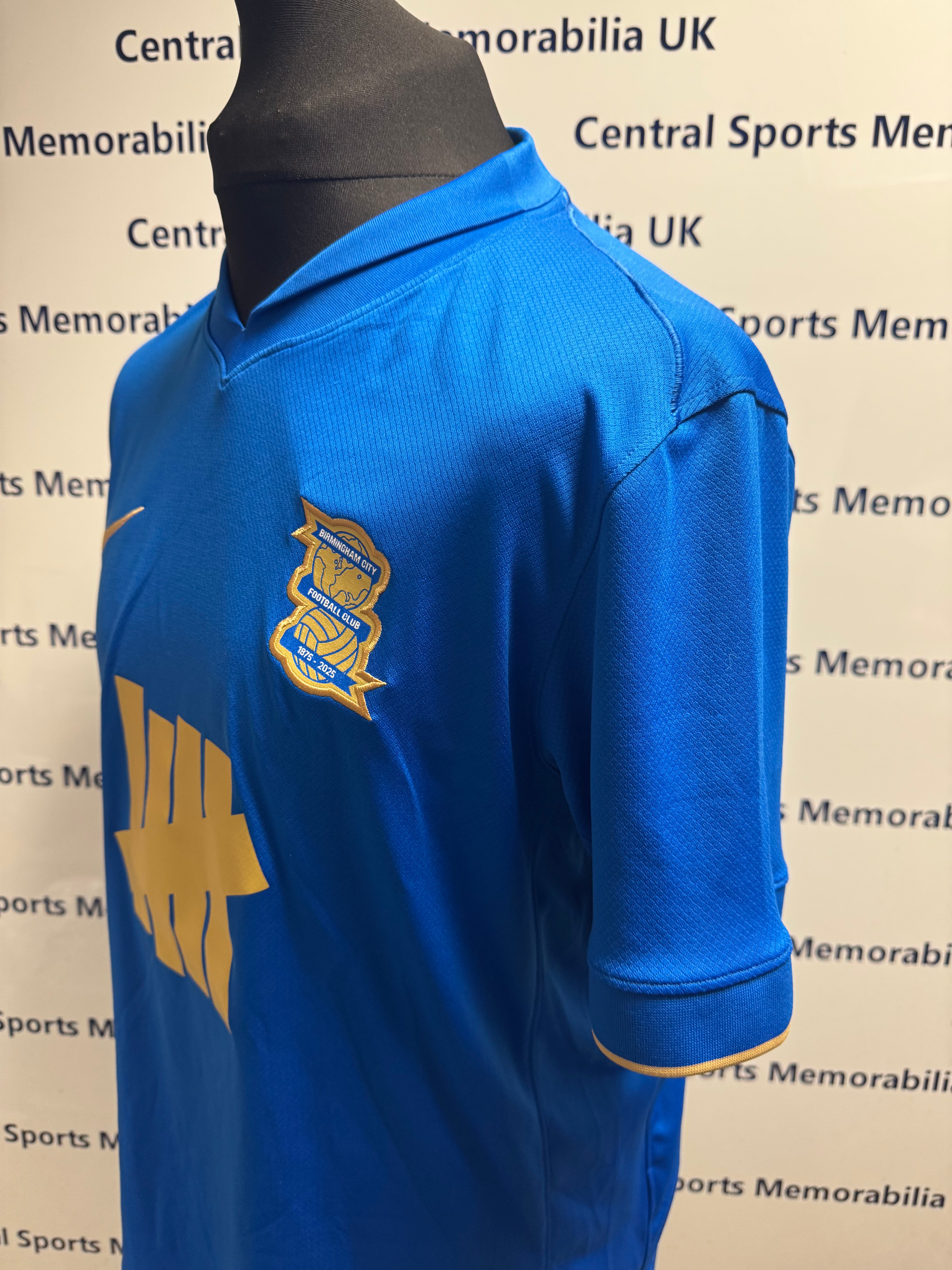 George Hall Birmingham City 2025-2026 Match Issue / Prepared Shirt - Home