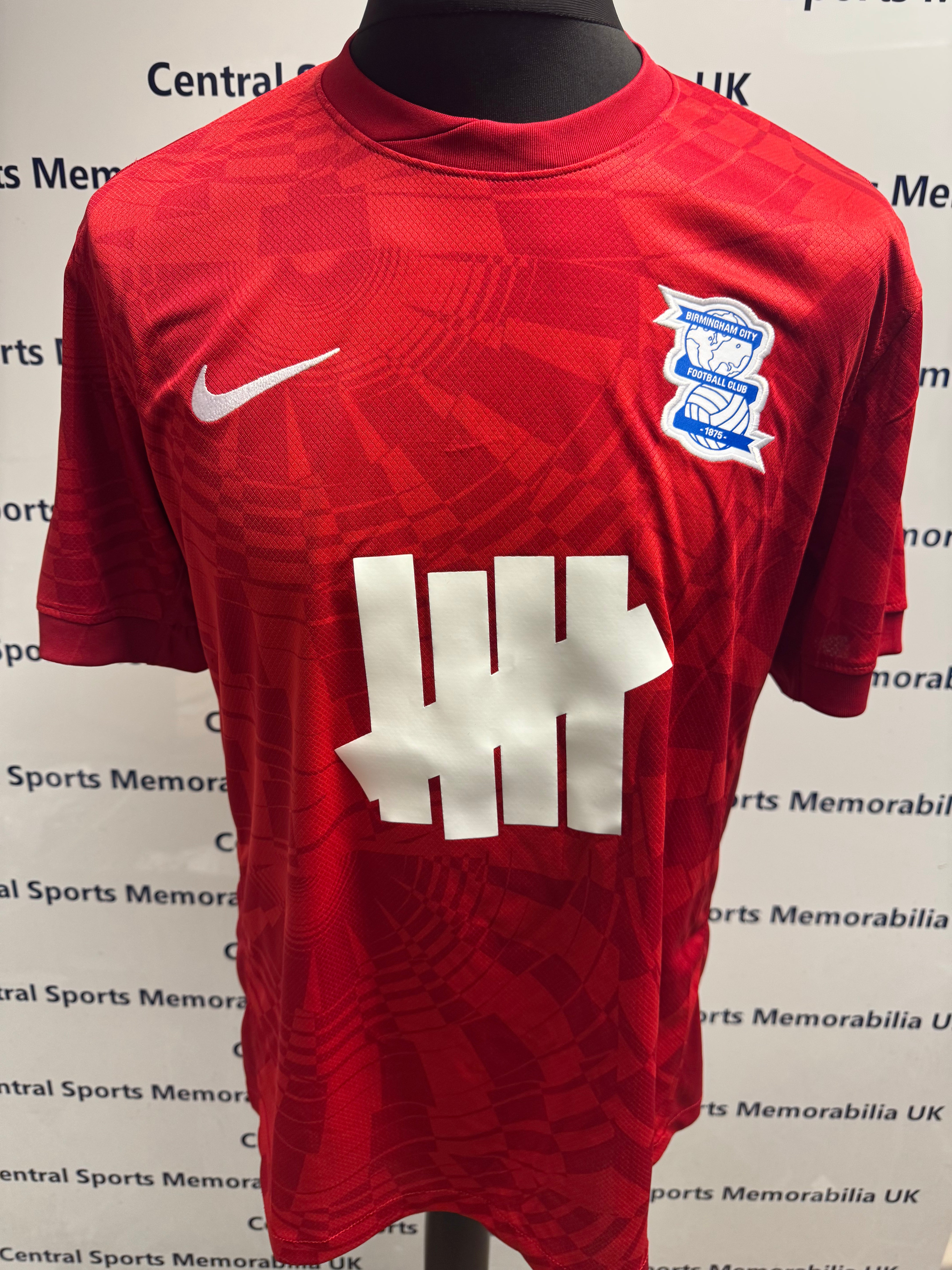 George Hall Birmingham City 2025-2026 Match Issue / Prepared Shirt - Away