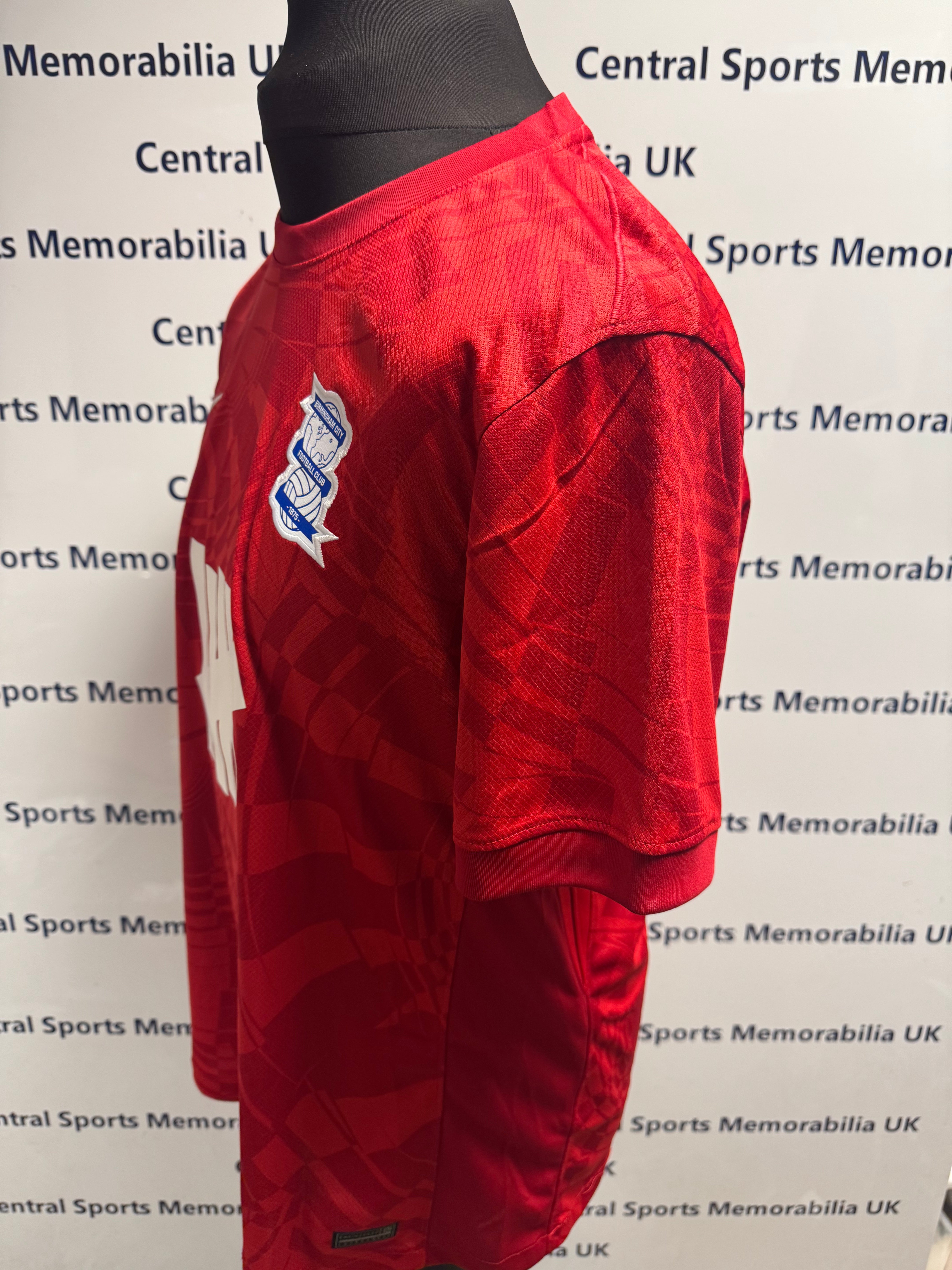 George Hall Birmingham City 2025-2026 Match Issue / Prepared Shirt - Away