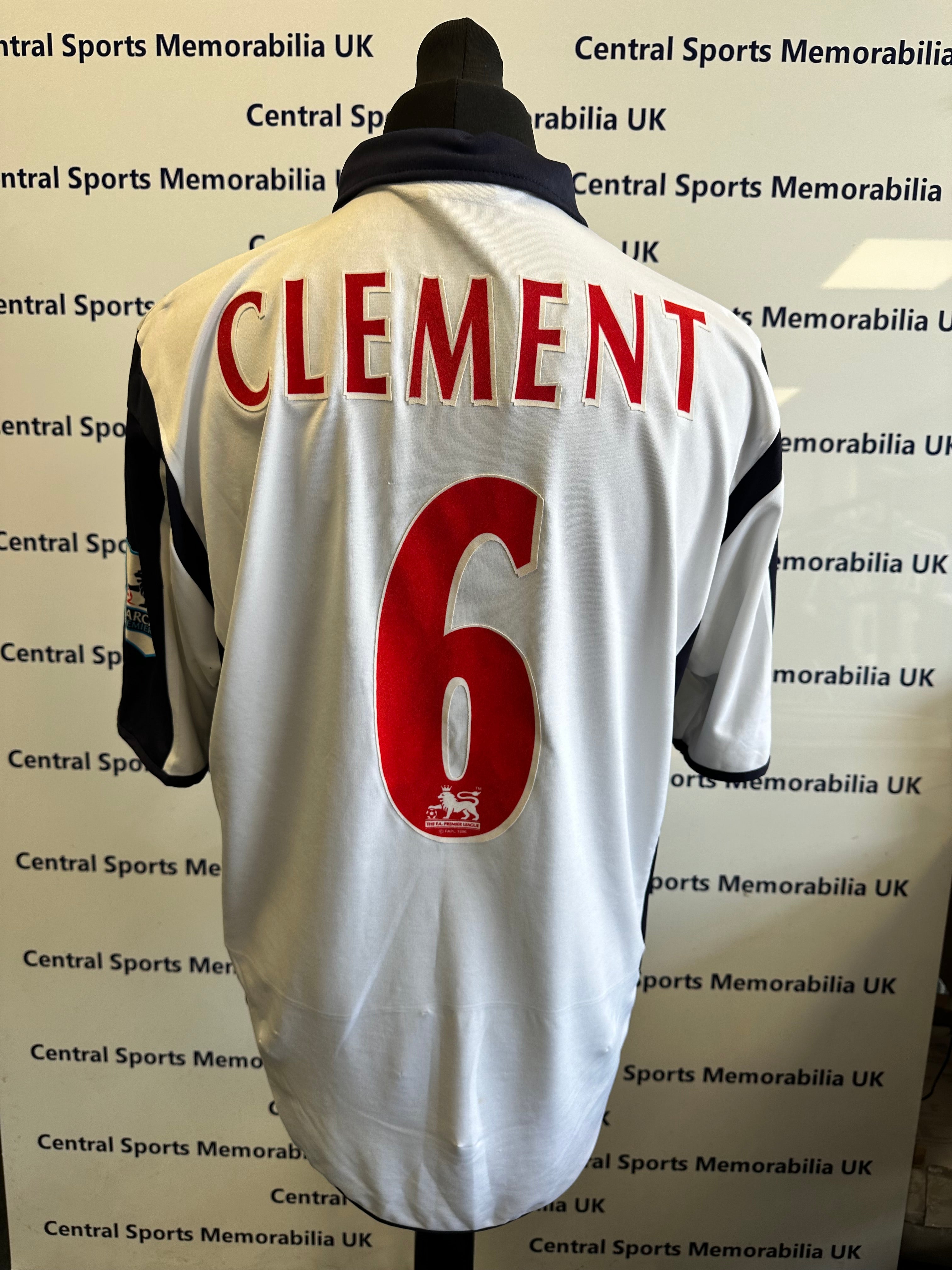 Neil Clement West Bromwich Albion Match Worn Shirt - read description