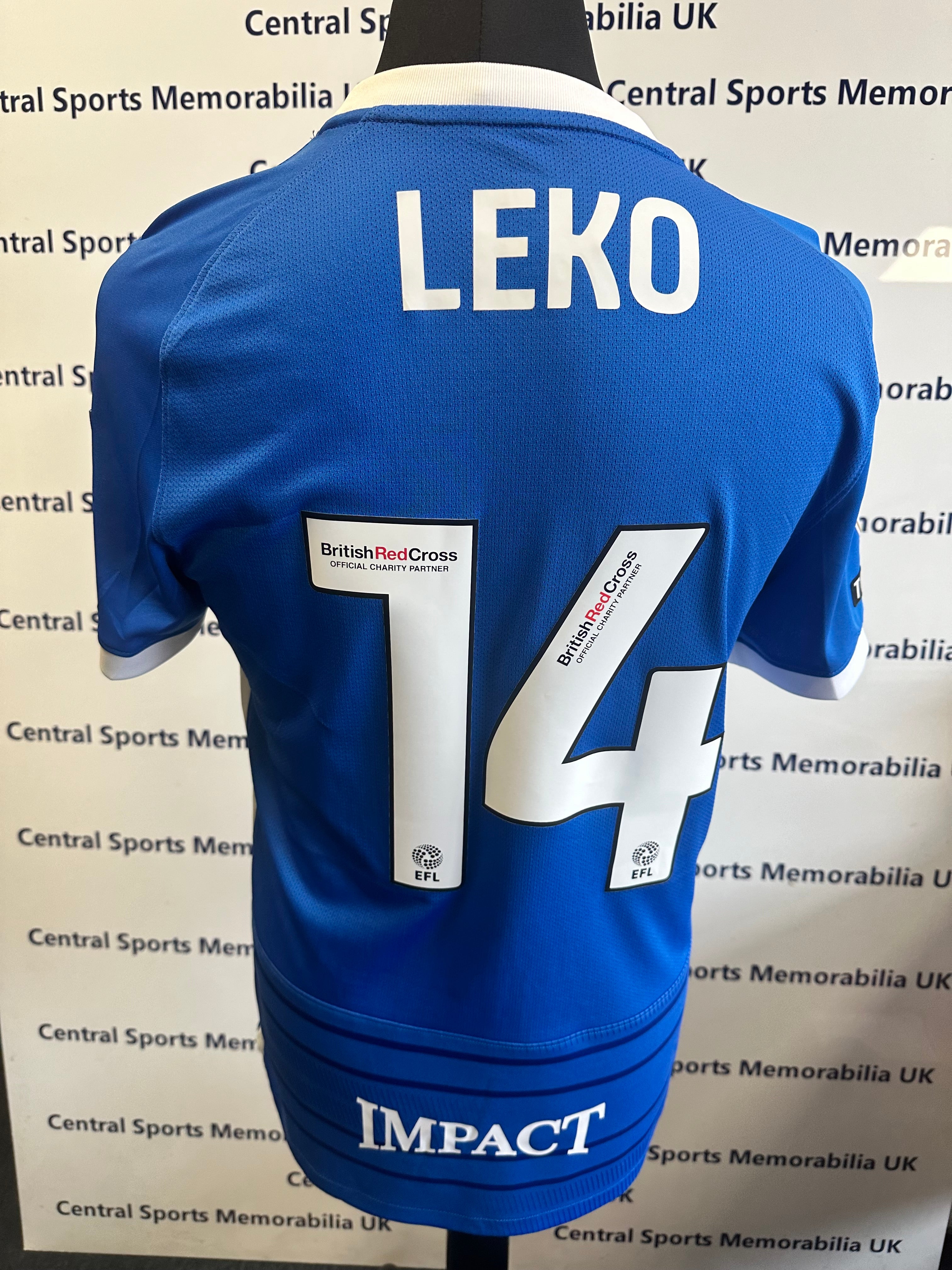 Jonathan Leko Match Issue Birmingham City Home 2022-2023