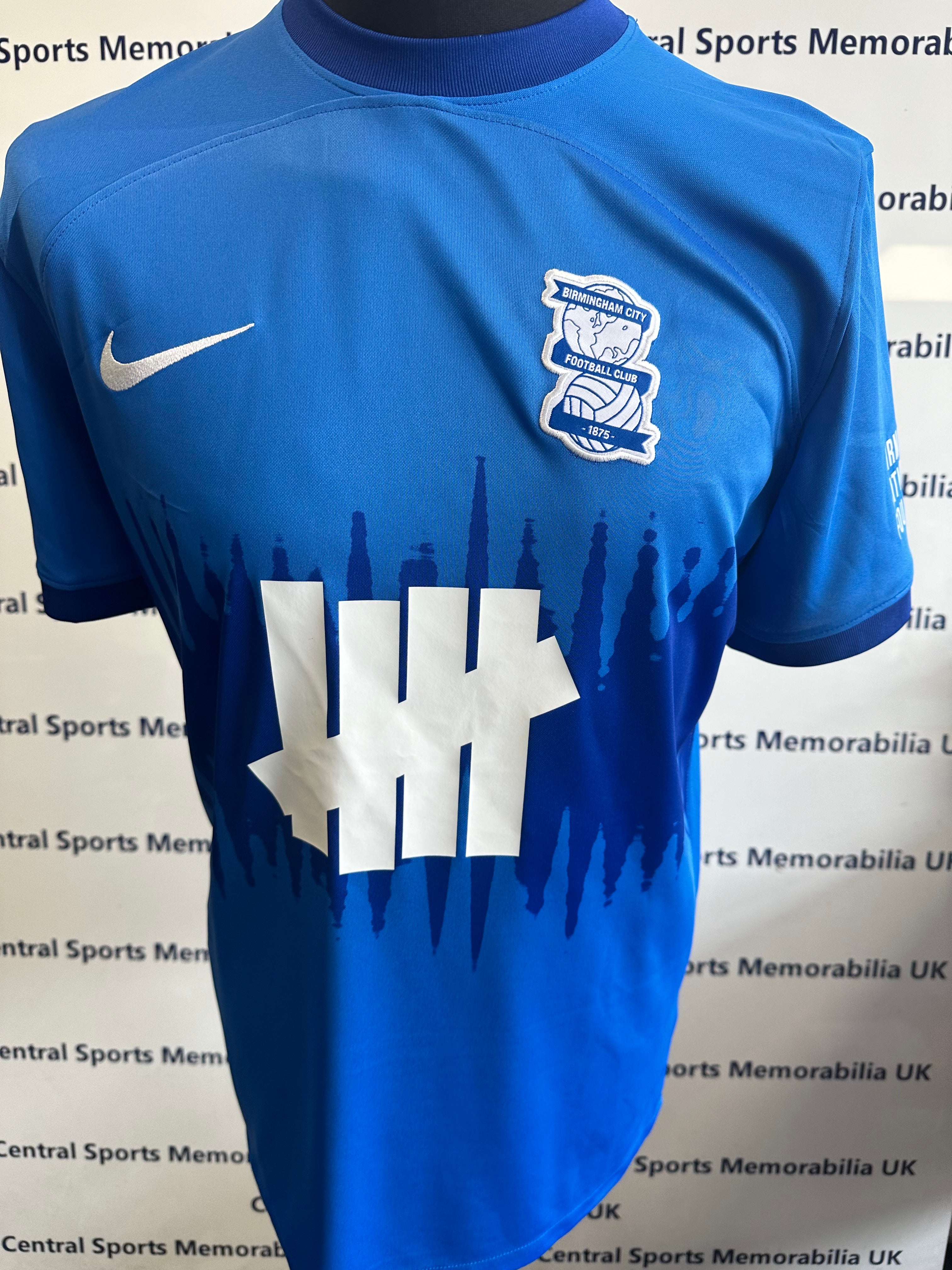 * NEW * Ethan Laird Match Worn Birmingham City Shirt