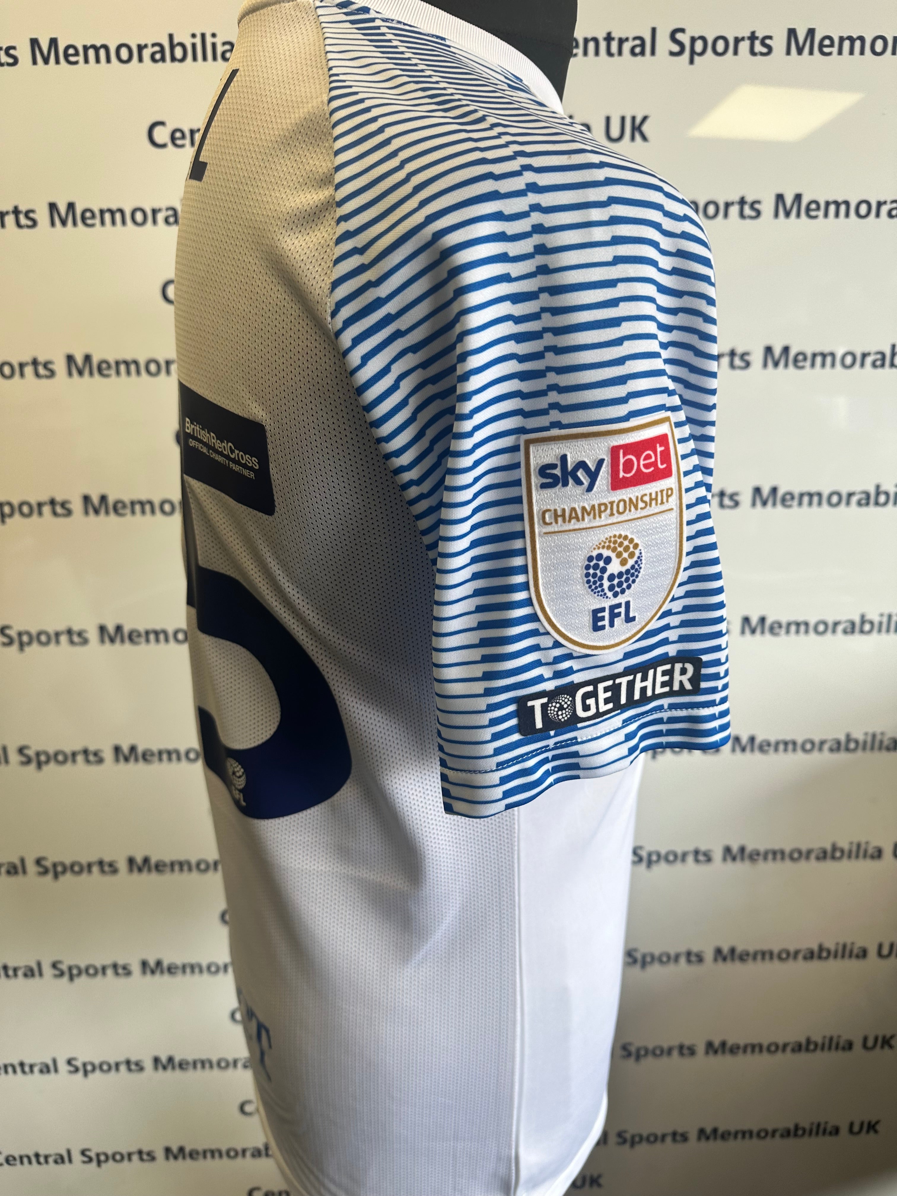 George Hall Birmingham City Match Issue Shirt v Preston  21 January 2023