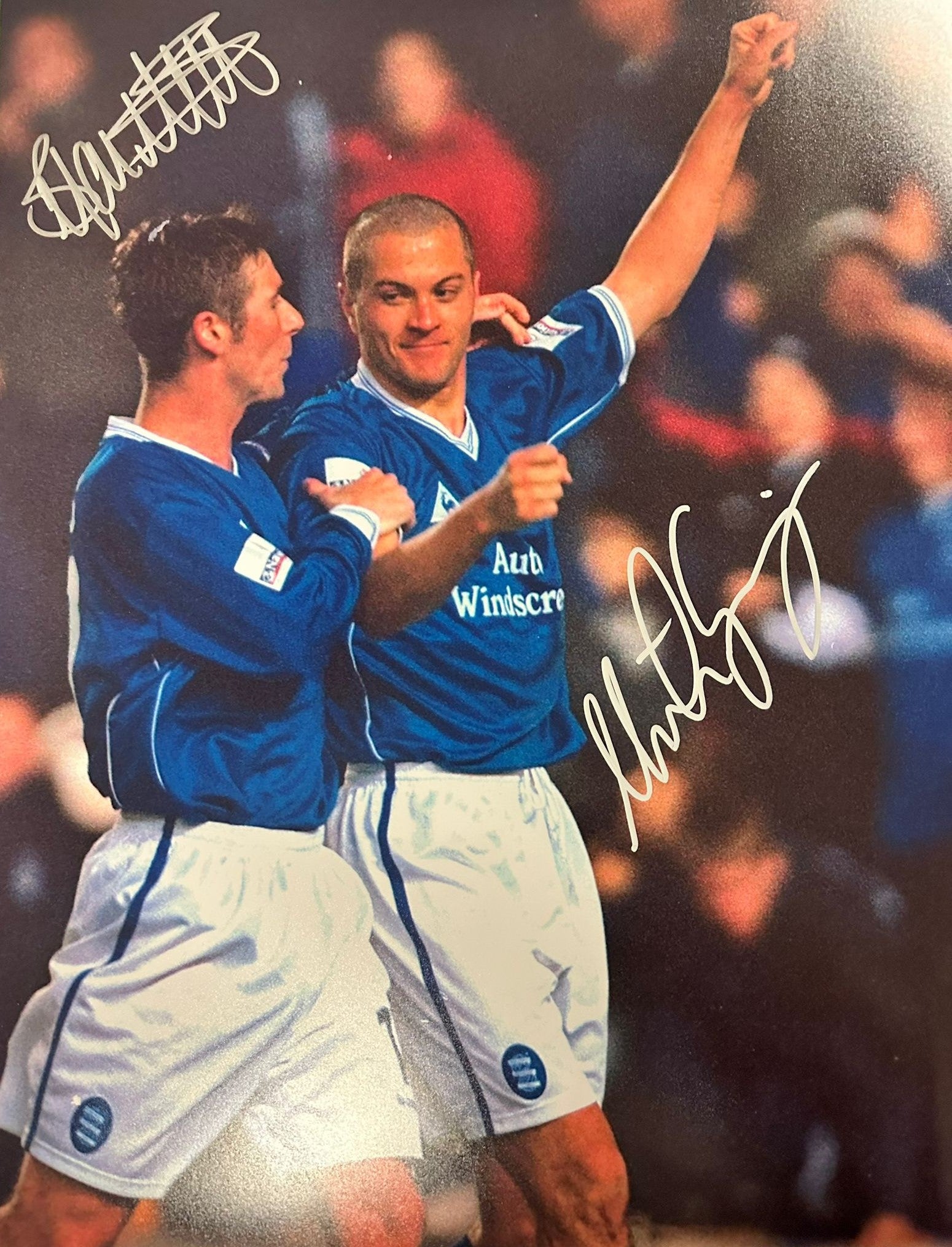 Martin Grainger and Bryan Hughes Signed 16 x 12" (A3) Signed Photo