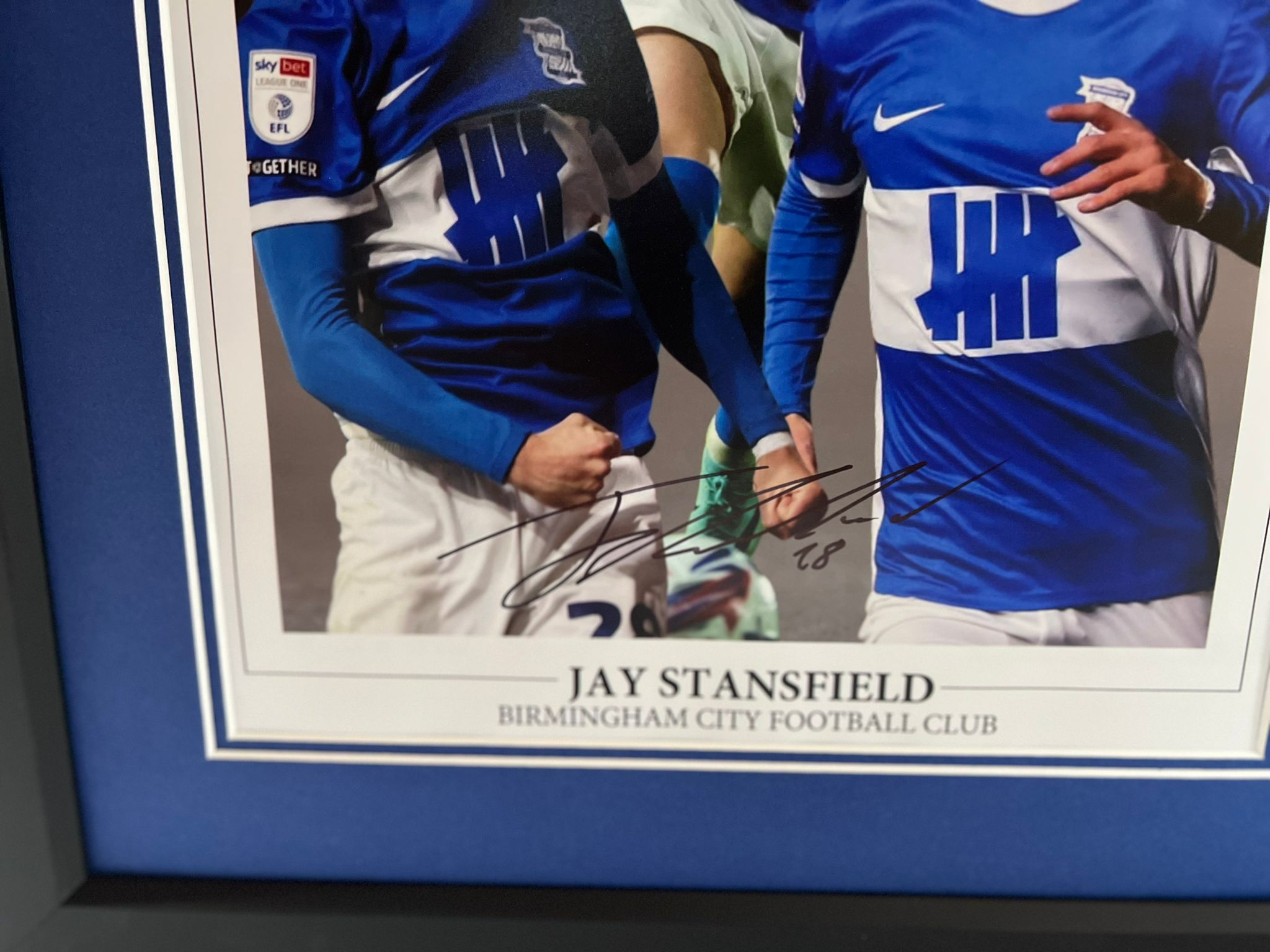 Jay Stansfield Signed Frame - 2 options to choose from! Very limited stock on both!