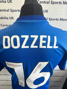 Andre Dozzell Match Worn Home Birmingham City Shirt 2023-2024 Season