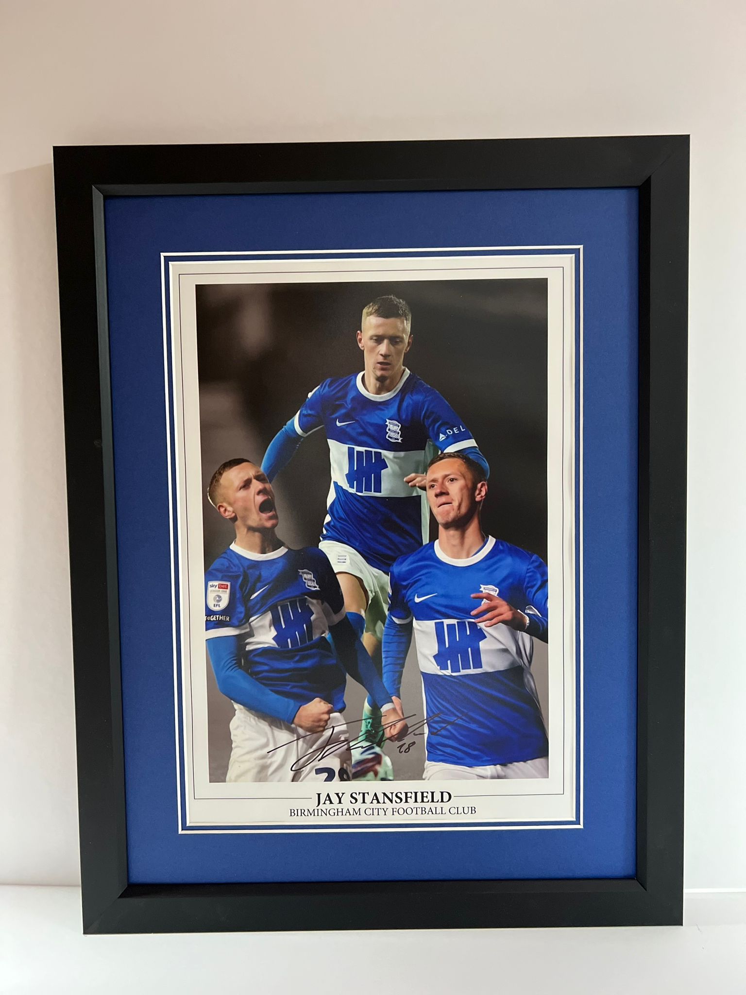 Jay Stansfield Signed Frame - 2 options to choose from! Very limited stock on both!