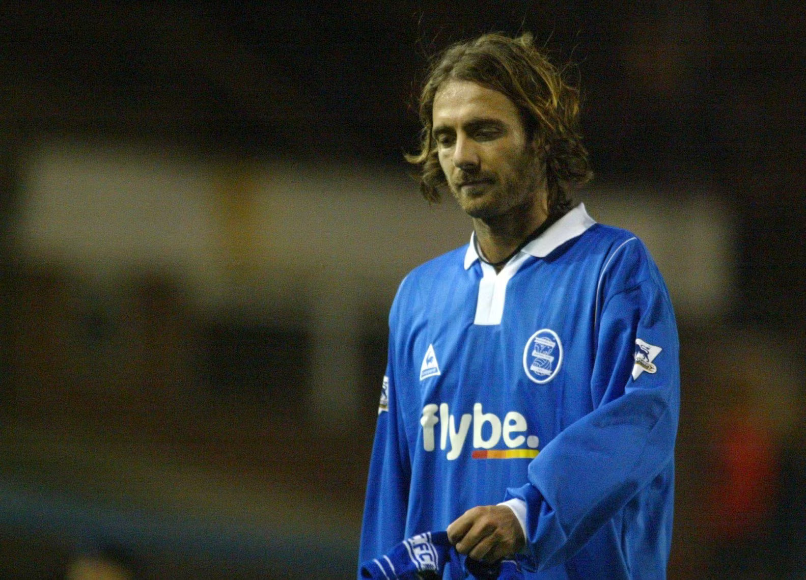 Christophe Dugarry Match Worn Long Sleeve Birmingham City Shirt 2003-2004