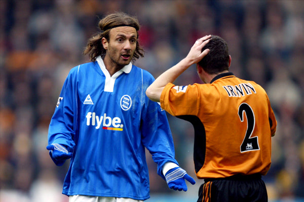 Christophe Dugarry Match Worn Long Sleeve Birmingham City Shirt 2003-2004