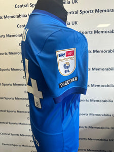 Emanuel Aiwu Match Worn Home Birmingham City Shirt 2023-2024 Season