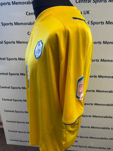 Sheffield Wednesday Match Worn Football Shirt 2009/2010: Darren Purse with COA