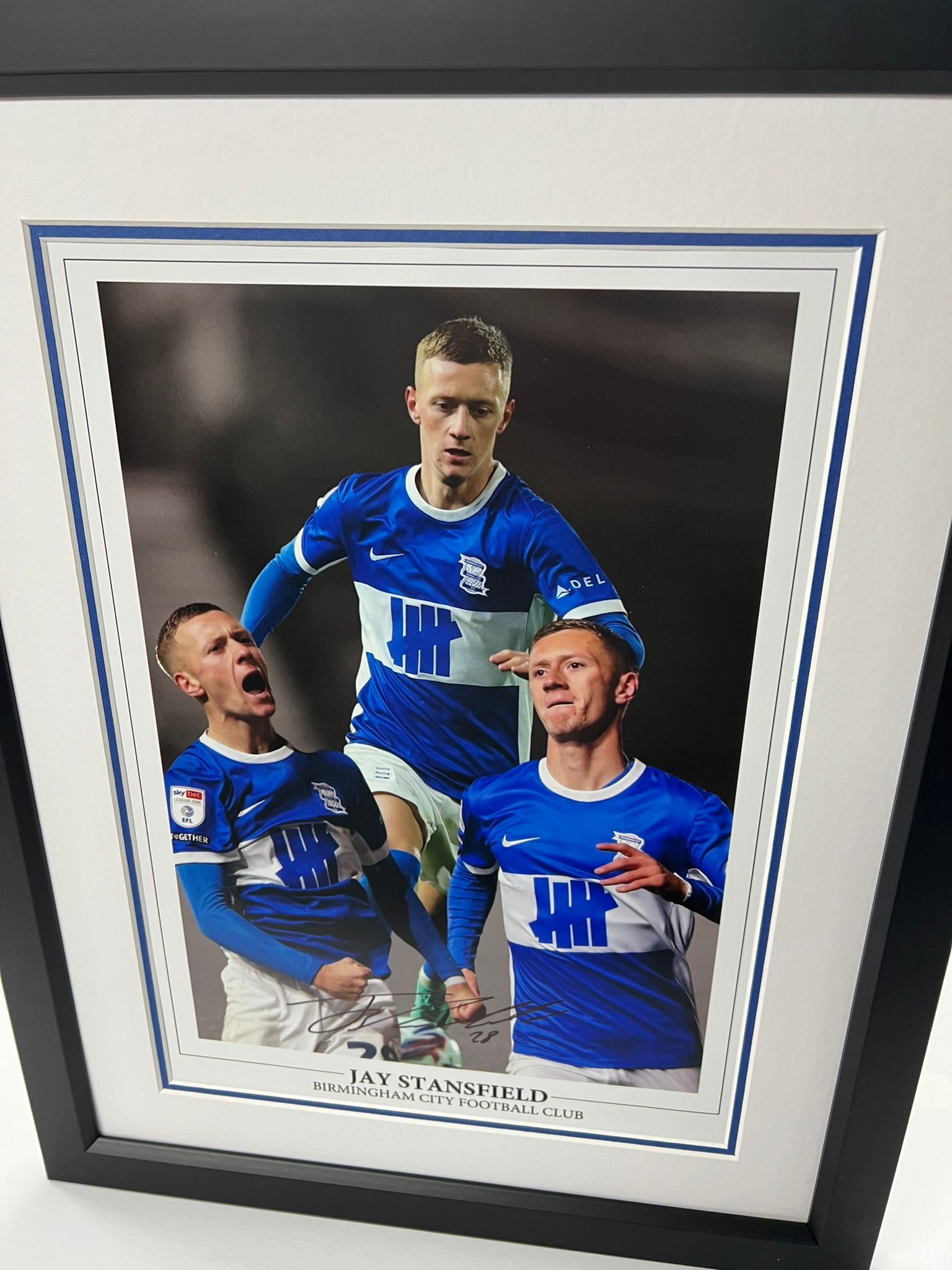 Jay Stansfield Signed Frame - 2 options to choose from! Very limited stock on both!