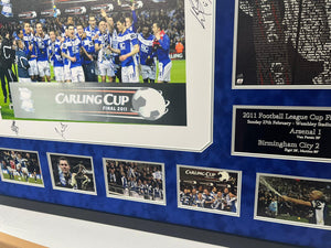 THE BIG DADDY! Birmingham City Carling Cup Frame - Signed by the Squad!