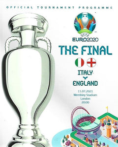 Italy v England Euro 2020 Final Official Programme - Free UK Delivery.