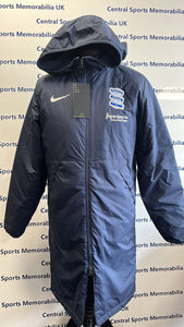 WINTER SPECIAL! Birmingham City Player Issue Bench Coat BNWT - Adult Sizes / Black & Blue