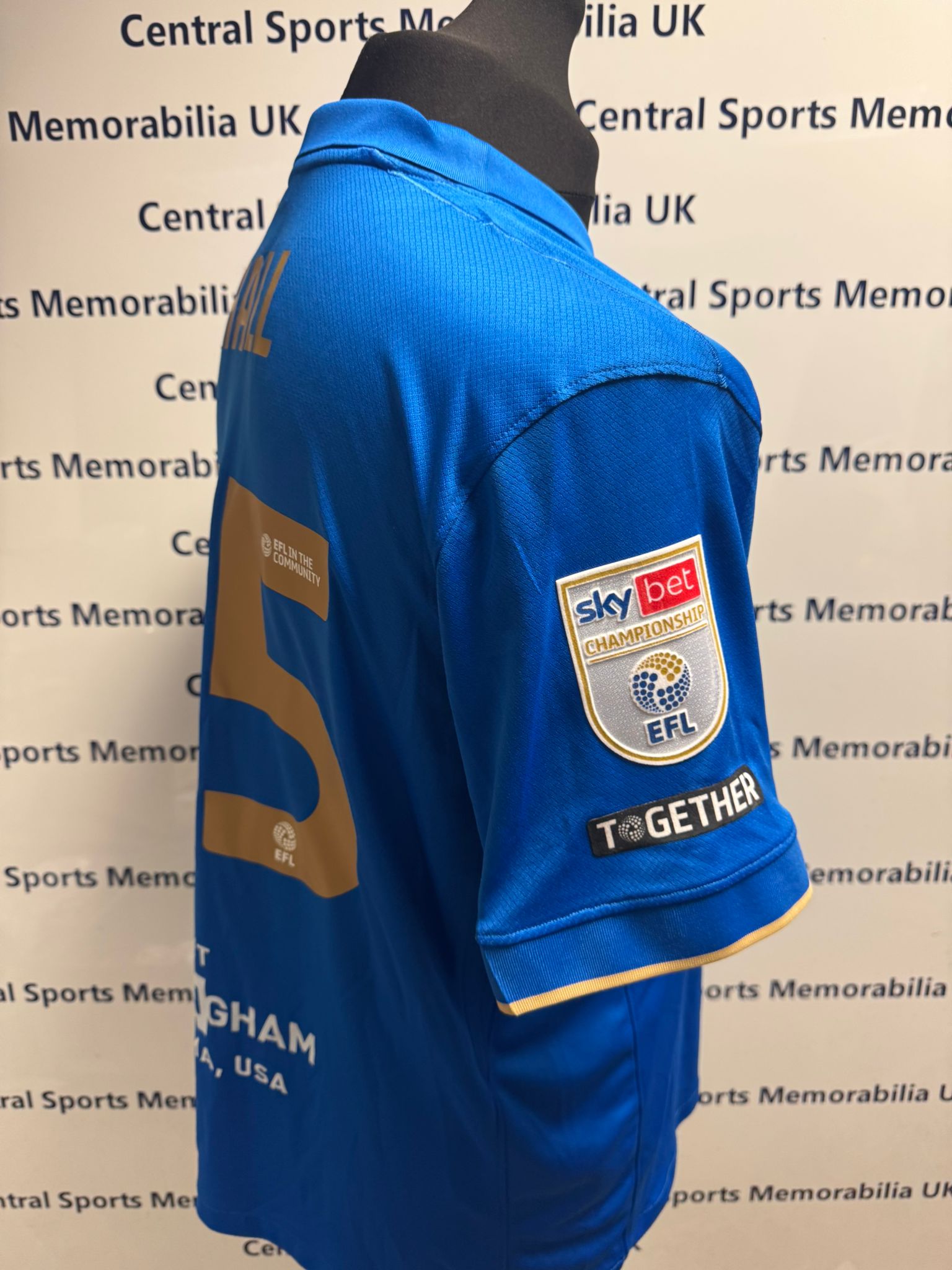 George Hall Birmingham City 2025-2026 Match Issue / Prepared Shirt - Home