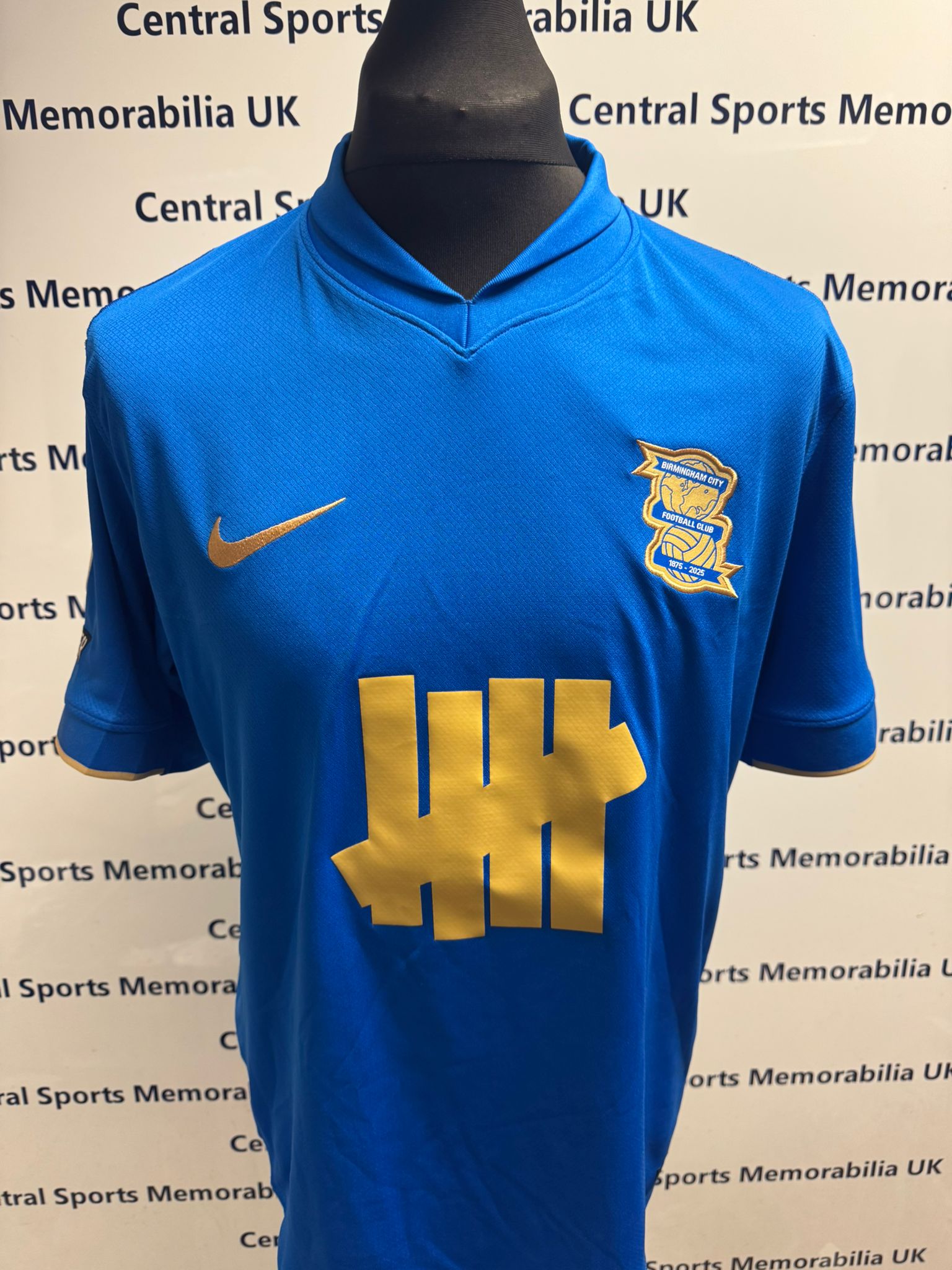 George Hall Birmingham City 2025-2026 Match Issue / Prepared Shirt - Home