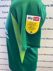 Kristian Pedersen Match Worn 2020-2021 Match Worn Birmingham City Shirt