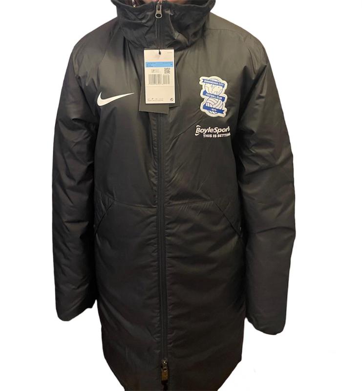 Birmingham City Player Issue Bench Coat BNWT - Size Large and XL.