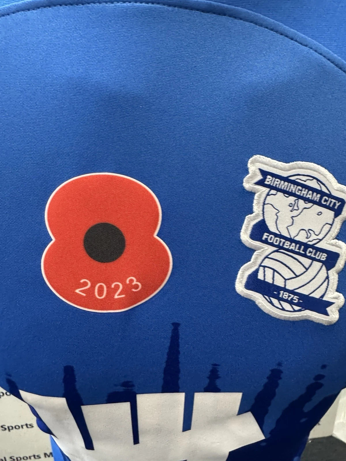 KOJI MIYOSHI BIRMINGHAM CITY MATCH WORN POPPY FOOTBALL SHIRT 04/11/23